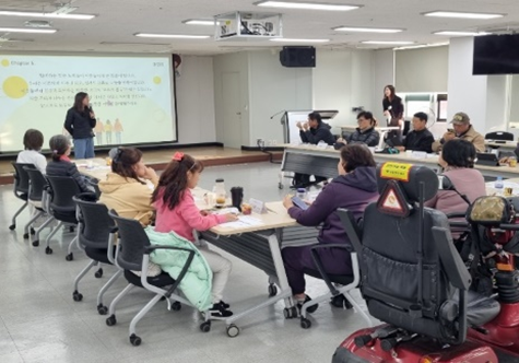 치유활동 간담회 현장사진